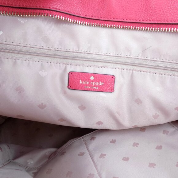Kate Spade NY Marti Large Tote Bag Dark Watermelon - Picture 12 of 16